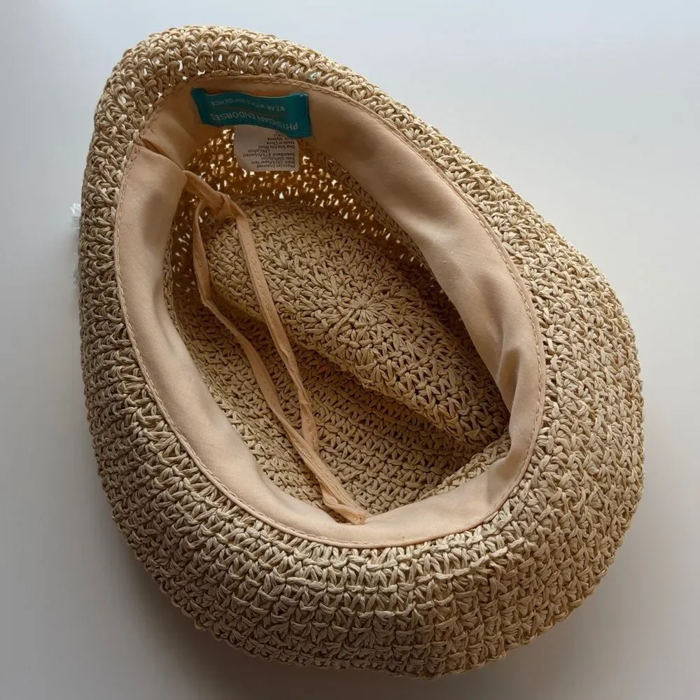 Physician Endorsed Makena Crochet Toyo Hat OS Packable Vacation Cruise Travel
